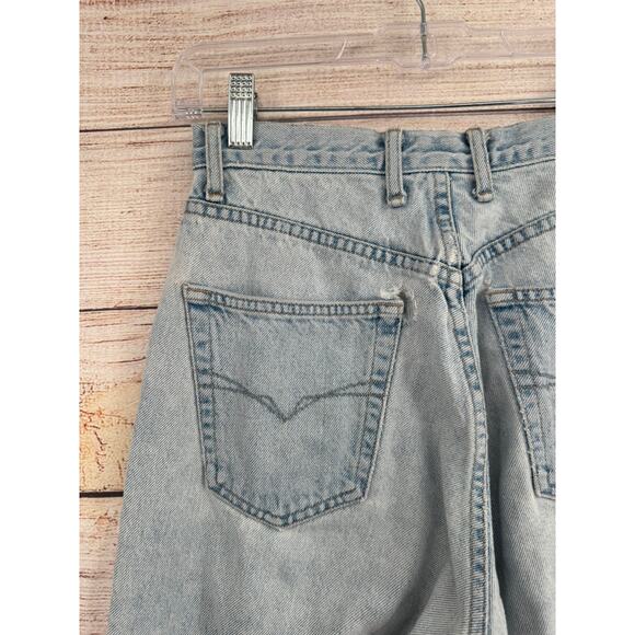 Vintage 80s Guess Straight Leg Jeans Womens 28 (26) Blue Light Wash Denim - Picture 5 of 11